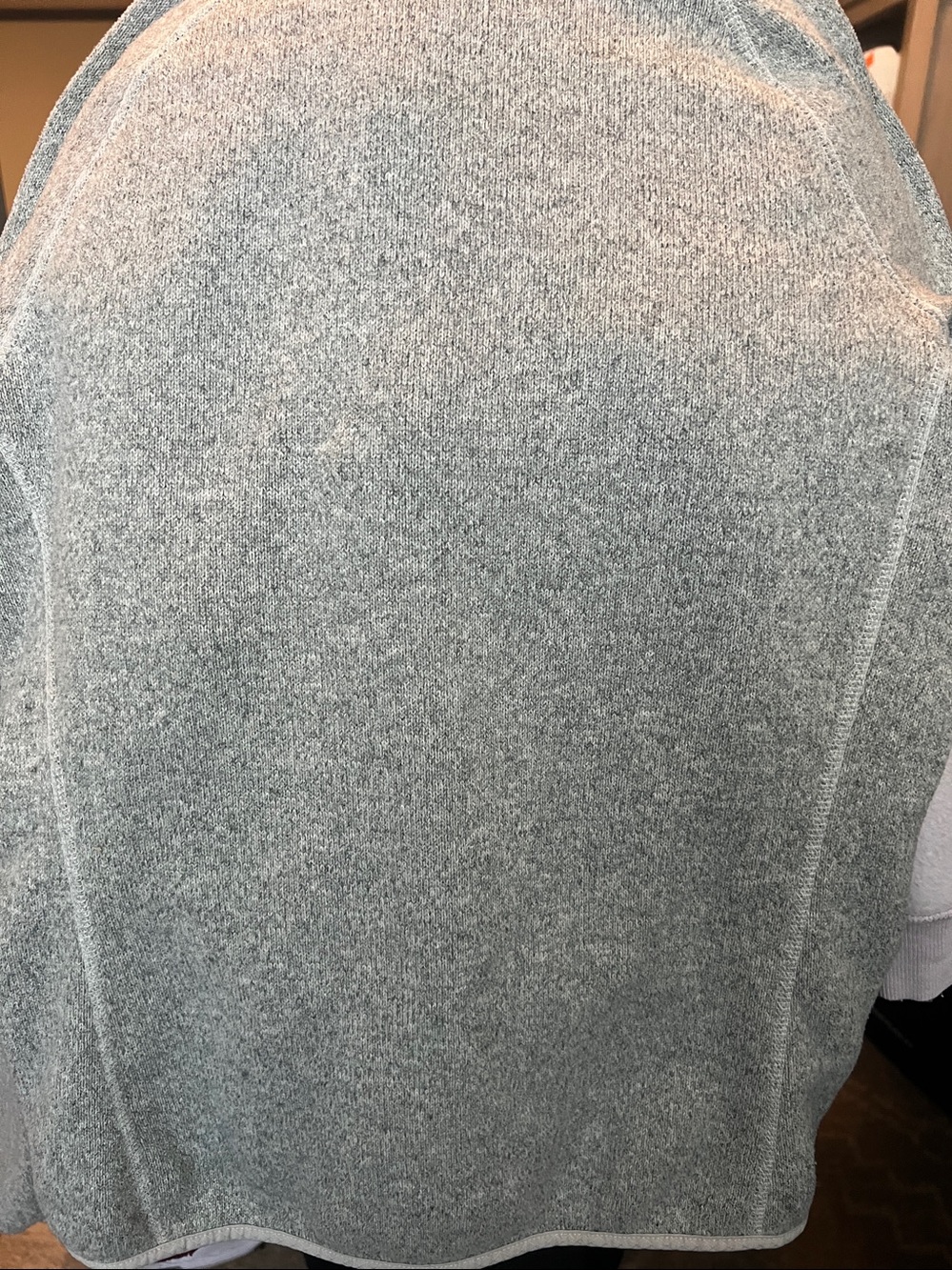 The North Face Women’s Light Gray Hooded Button Pullover Sweater - Picture 4 of 6